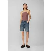 QS Jeansshorts Jeans-Hose MOM Jeans Mom / Relaxed Fit / High Rise