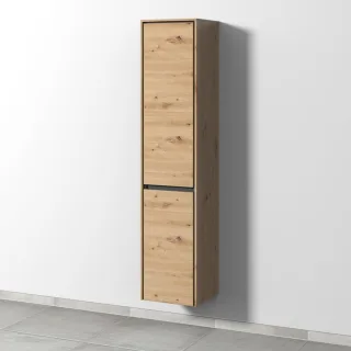 Sanipa Twiga Hochschrank mit 2 Türen, Eiche Natural-Touch, SY10085 SY10085
