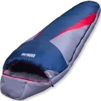 EXPLORER Mumienschlafsack Grönland Camping Schlafsack 230x82x55cm Outdoor warm (0°C bis -23°C Frühling/Sommer/Herbst/Winter Reise Festival), kombinierbar 1900g