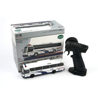 SNICLO XCARTOYS Y30-05 RTR 1/64 2.4G RWD RC Car Alloy Police Bus LED Light Full Proportional Control North BFC6120 High-