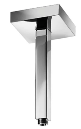Herzbach Living Spa Deckenarm, 150mm, eckig chrom, 11.674815.2.01 11.674815.2.01