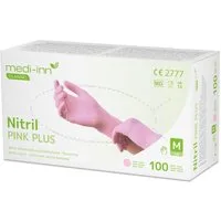 Medi-Inn Nitril-Handschuhe Nitril Pink Plus Einmalhandschuhe puderfrei AQL: 1.5