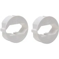 Kopp Klemmen Pinfix Steckdosenadapter Schutzkontakt Kupplung 2er Set Schuko Adapter, Steckdosenadapter Stromadapter Steckadapter Schuko Adapter