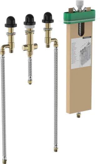 Hansgrohe 4-Loch Wannenarmatur Grundset mit sBox, 13440180 13440180
