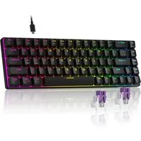 Novzep Magnetische Mechanische Tastatur mit Hall-Effekt-Switches,68 Tasten Gaming-Tastatur (RGB-Beleuchtung, Hot-Swap,Abnehmbarem USB-C-Kabel, für Windows & Mac)