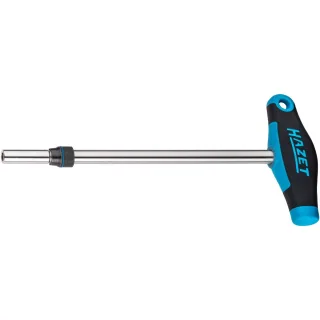 HAZET Teleskop Bit Halter mit T-Griff Sechskant 6,3 (1/4 Zoll) - 866BH-14