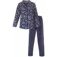 Medaillon Schlafanzug Modischer Damen Nikki Pyjama geknöpft (2 tlg) Modisches Design