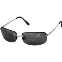 Rennec Sonnenbrille Eckig Schmal UV400 Metallbrille Rechteckig (Leichte Edelstahl Brille mit Brillenbeutel) Gläser Verspiegelt oder Getönt, Federscharniere an den Bügeln