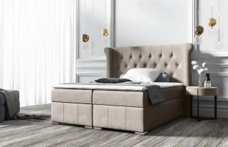 Boxspringbett Schlafzimmerbett BUGRA 120x200cm in div. Farbvarianten