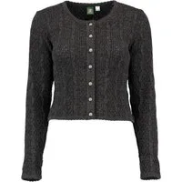 OS Trachten Strickjacke Igaza Trachtenjacke mit Zopfmuster