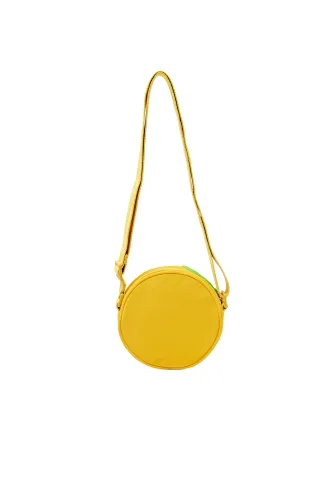 Kleine runde Schultertasche sunflower yellow - Gr. - one size