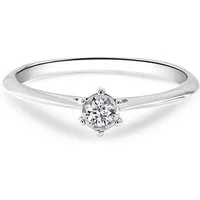 Adam & Eve Verlobungsring "AE22" Brillant Gelbgold oder Weißgold 0,06 ct. oder 0.12 ct (Brillantring), inklusive Echtheitszertifikat - Gravur möglich