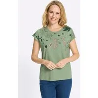 Sieh an! T-Shirt Rundhals-Shirt Extra kurz