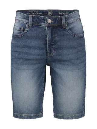 LERROS - BERMUDA (MIT TASCHE) mid blue used wash - Gr. - 40