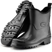 Ultrapower Nordhav Sköld Herren halbhohe Regenboots 41 Schwarz Gummistiefel Regenstiefel aus Gummi l Gummihalbstiefel Matschstiefel