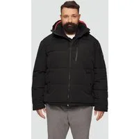 s.Oliver Winterjacke Outdoor-Jacke Wasserabweisende Steppjacke mit abnehmbarer Kapuze