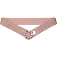MIRROSI Taillengürtel Unifarbe breit 6cm XXL für Taillenumfang 100 bis ca. 140cm, ONESIZE (Angenehmes Tragesgefühl) Breiter Stretch Gürtel