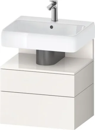 Duravit Qatego Waschtischunterbau wandhängend Weiß Supermatt 590x470x590 mm - QA4393022840000 QA4393022840000