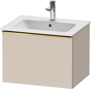 Duravit D-Neo Waschtischunterbau wandhängend Taupe Matt 610x462x440 mm - DE4261034910000 DE4261034910000