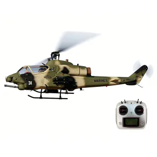 ROBAN 470 Class AH-1W 2.4G 6CH Super Cobra Navy 2 Blades Flybarless RC Helicopter RTF