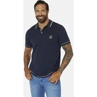 Jan Vanderstorm Poloshirt JONATAR mit modernen Strukturstreifen