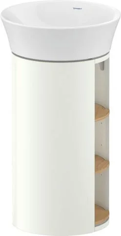 Duravit White Tulip Waschtischunterbau bodenstehend Natur Eiche & Weiß Matt & Seidenmatt 410x410x750 WT42390H536