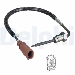 Delphi Abgastemperatursensor Audi A6 A7 Q5 3,0