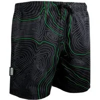 GUGGEN Mountain Badehose Badehose Herren Badeshorts Schnelltrocknend Kordelzug gestreift Schnelltrocknende Badeshorts mit Kordelzug gestreiftes Muster