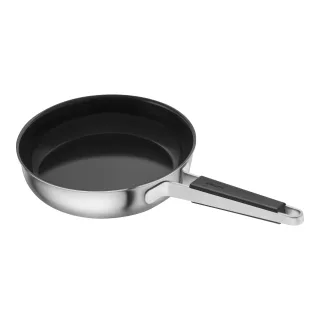 ZWILLING Pure Bratpfanne, 24 cm, 18/10 Edelstahl, Keramische Antihaftbeschichtung