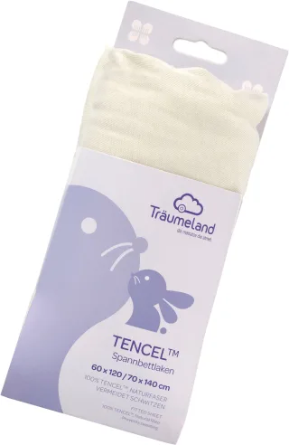 Träumeland Bettlaken "hochwertiges Spannbetttuch aus Tencel" Tencel sorgt für ein besonders trockenes, gesundes Schlafklima