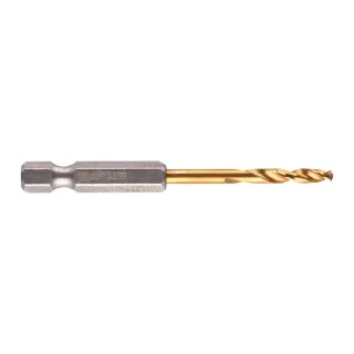 Milwaukee Metallbohrer SHOCKWAVE HSS-G TiN 3,3mm - 2 Stück - 4932471089
