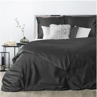 Eurofirany Bettwäsche Bettwäschegarnitur Ehebett mit Seidenglanz Makosatin Satinbaumwolle, 100% Baumwolle, 3 teilig, Baumwolle, Hochwertige Bettwäsche, klassisch, musterlos