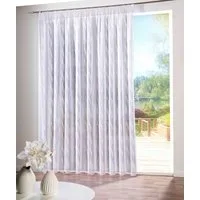 DecoHome24 Gardine Jasmin (1 St), halbtransparent, Store