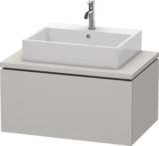 Duravit L-Cube Konsolenwaschtischunterbau wandhängend Betongrau Matt 820x547x400 mm - LC581200707 LC581200707