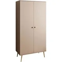 Lookway Kleiderschrank HARMONY zweitüriger Schrank mit Kleiderstange