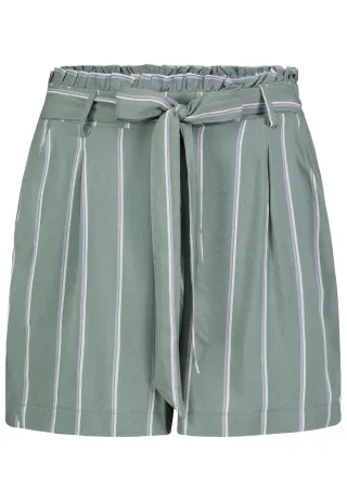 Authentic Style - DOB kurze Hose stripes: iceberg green-soft lilac-ivory - Gr. - L
