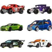 Mattel® Modellauto Hot Wheels Silver Series Die-Cast Fahrzeuge 6er-Pack 1/64 Legends