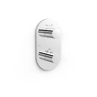 Tres Sichtbares Teil für 2 Wege Unterputzgehäuse Therm box , 21525001 21525001