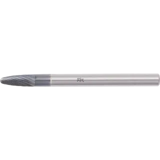 PFERD TOOLS Hartmetall Hochleistungsfrässtift Rundbogen RBF Ø 03x07mm Schaft-Ø 3mm Z5 HICOAT beschichtet universal fein - 21217554
