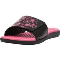 Rider POOL V FEM - Badelatschen / Slides Pantolette Riemen mit Klettverschluss - rutschfeste Sohle - bedruckte Riemen