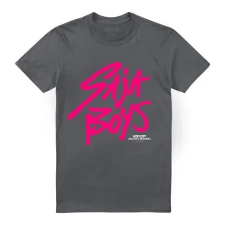 K-Pop Demon Hunters - "Saja Boys" T-Shirt für Herren/Damen Unisex (Holzkohle)