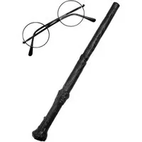 Rubie´s Kostüm Harry Potter Zauberstab und Brille, Original lizenziertes Harry Potter-Produkt