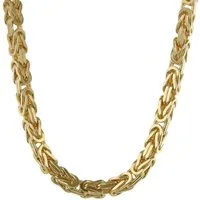 HOPLO Königskette Goldkette Königskette Länge 50cm - Breite 1,8mm - 333-8 Karat Gold, Made in Germany