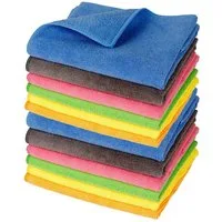 Mach1 Geschirrtuch Schonendes Microfasertuch, Autopflege Poliertuch 350 GSM (6-24 tlg), (12-tlg), 6 verschiedene Motive