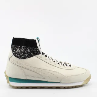 Puma Daily Paper Easy Rider Sock Beige Leder Herren Schnürungstrainer 364548 01