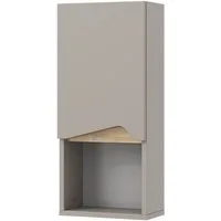 Vicco Hängeschrank Marelle, Greige/Greige, 30 x 67 cm mit Tür und offenem Fach (1-St)
