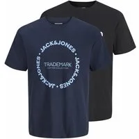 Jack & Jones Junior Rundhalsshirt JJAERO TEE BENSON TEE SET MP JNR (Packung, 2-tlg) Baumwolle, regular fit