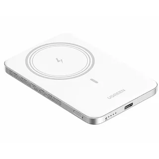 Ugreen PB580 20W 19.6Wh 5000mAh Slim Magnetic Wireless Power Bank External Battery Power Supply with 1 Input & 2 Outputs