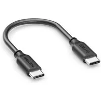 deleyCON deleyCON 0,15m USB C Kabel PD3.0 60W Schnellladekabel USB-C zu USB-C USB-Kabel