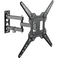 Maclean TV-Wandhalterung MC-701N, (bis 55,00 Zoll, Schwenkbare TV-Halterung für TVs 23-55 bis zu 30kg)